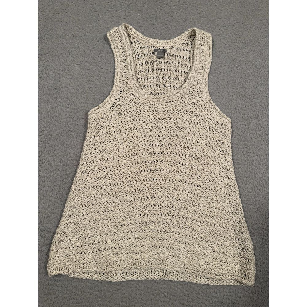 Aerie Cream Knit Tank Top
